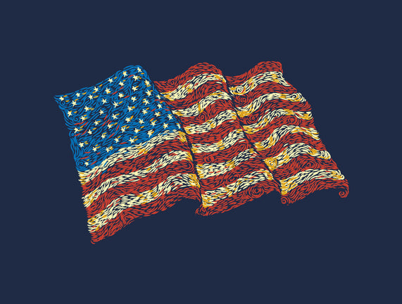American Flag Freedom Impressionist