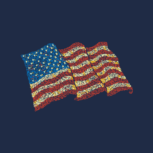 American Flag Freedom Impressionist-Womens-Racerback-Tank-tobefonseca
