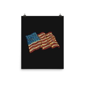 American Flag Freedom Impressionist
