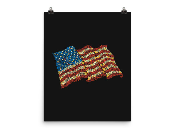 American Flag Freedom Impressionist