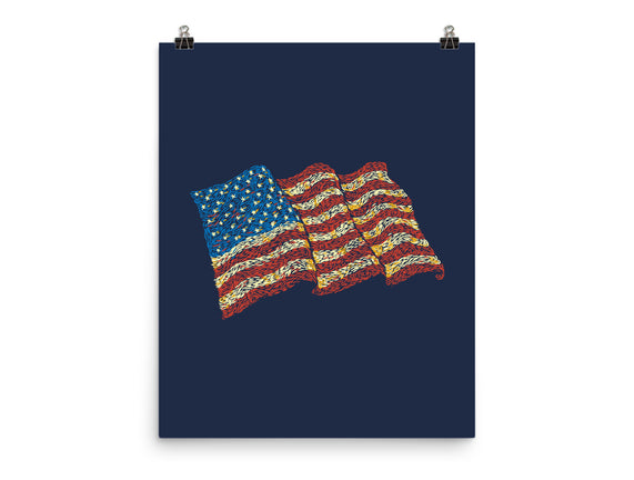 American Flag Freedom Impressionist