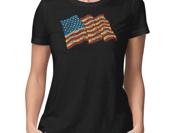 American Flag Freedom Impressionist