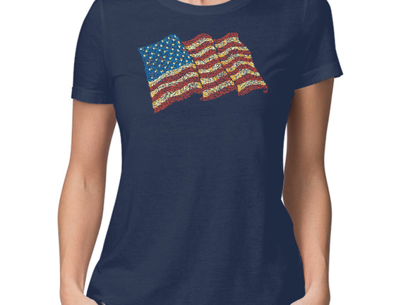 American Flag Freedom Impressionist