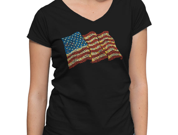 American Flag Freedom Impressionist