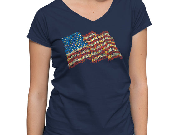 American Flag Freedom Impressionist