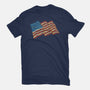 American Flag Freedom Impressionist-Mens-Heavyweight-Tee-tobefonseca