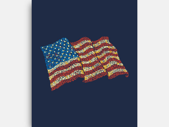 American Flag Freedom Impressionist