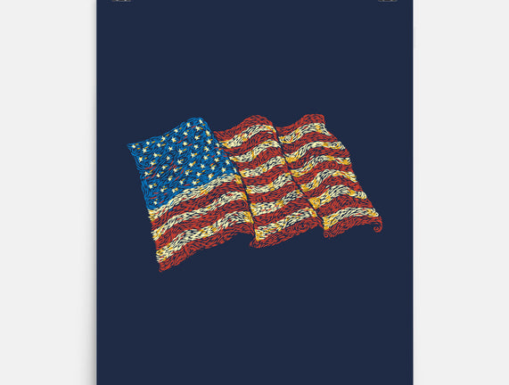 American Flag Freedom Impressionist