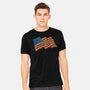 American Flag Freedom Impressionist-Mens-Heavyweight-Tee-tobefonseca
