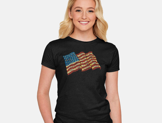 American Flag Freedom Impressionist