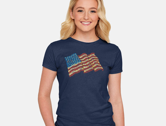 American Flag Freedom Impressionist
