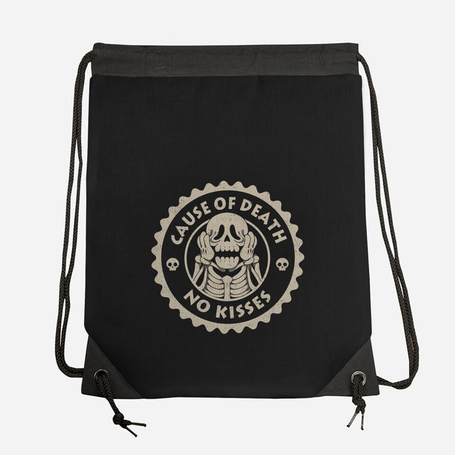 Skeleton Cause Of Death-None-Drawstring-Bag-tobefonseca