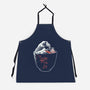 Kanagawa Coffee Cup Surfing-Unisex-Kitchen-Apron-tobefonseca