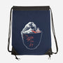 Kanagawa Coffee Cup Surfing-None-Drawstring-Bag-tobefonseca