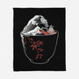 Kanagawa Coffee Cup Surfing-None-Fleece-Blanket-tobefonseca