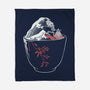 Kanagawa Coffee Cup Surfing-None-Fleece-Blanket-tobefonseca
