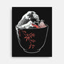 Kanagawa Coffee Cup Surfing-None-Stretched-Canvas-tobefonseca