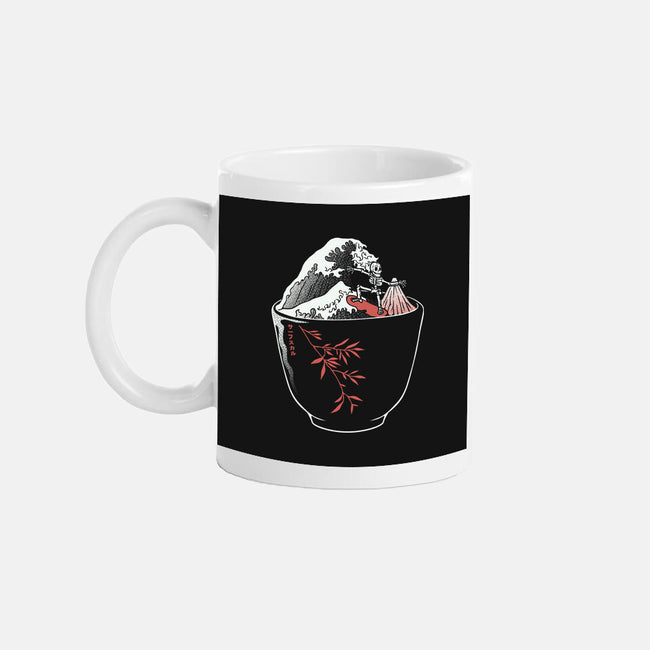 Kanagawa Coffee Cup Surfing-None-Mug-Drinkware-tobefonseca