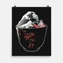 Kanagawa Coffee Cup Surfing-None-Matte-Poster-tobefonseca