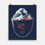 Kanagawa Coffee Cup Surfing-None-Matte-Poster-tobefonseca
