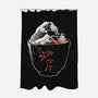 Kanagawa Coffee Cup Surfing-None-Polyester-Shower Curtain-tobefonseca