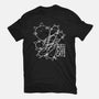 Cat Doodle Lines-Unisex-Basic-Tee-tobefonseca