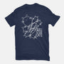 Cat Doodle Lines-Unisex-Basic-Tee-tobefonseca