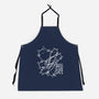 Cat Doodle Lines-Unisex-Kitchen-Apron-tobefonseca
