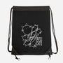 Cat Doodle Lines-None-Drawstring-Bag-tobefonseca