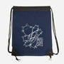 Cat Doodle Lines-None-Drawstring-Bag-tobefonseca
