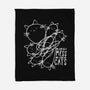 Cat Doodle Lines-None-Fleece-Blanket-tobefonseca