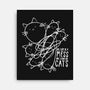 Cat Doodle Lines-None-Stretched-Canvas-tobefonseca