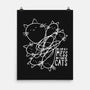 Cat Doodle Lines-None-Matte-Poster-tobefonseca