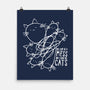 Cat Doodle Lines-None-Matte-Poster-tobefonseca