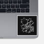 Cat Doodle Lines-None-Glossy-Sticker-tobefonseca