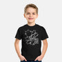 Cat Doodle Lines-Youth-Basic-Tee-tobefonseca