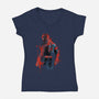 A New Day-Womens-V-Neck-Tee-fanfabio