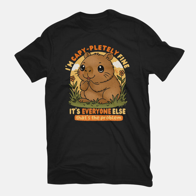 I’m Capy-pletely Fine-Youth-Basic-Tee-Trendlory