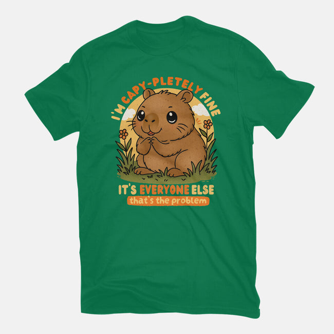 I’m Capy-pletely Fine-Mens-Heavyweight-Tee-Trendlory