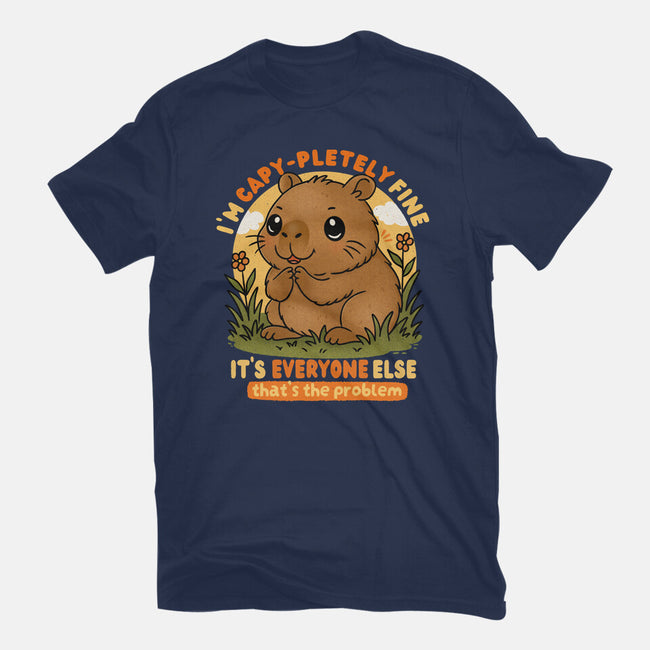 I’m Capy-pletely Fine-Womens-Fitted-Tee-Trendlory