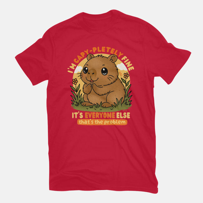 I’m Capy-pletely Fine-Mens-Heavyweight-Tee-Trendlory