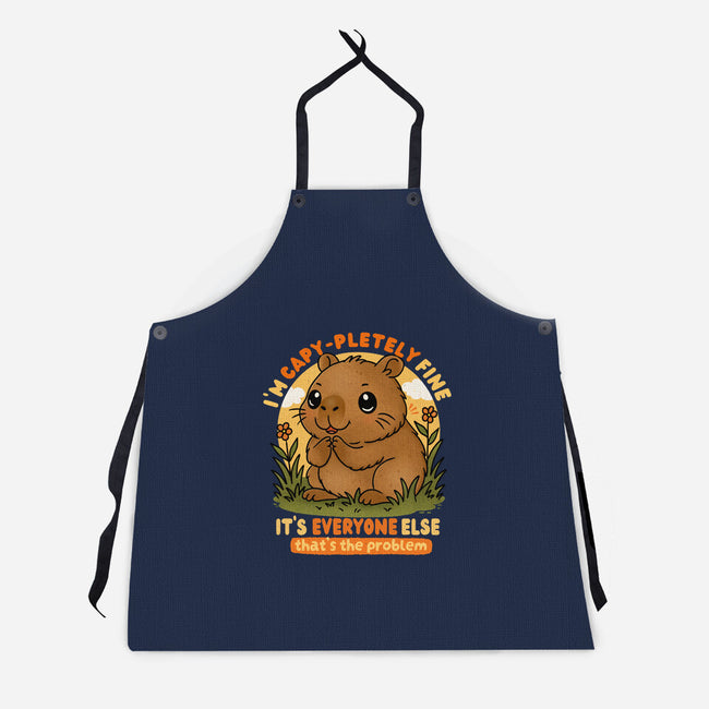 I’m Capy-pletely Fine-Unisex-Kitchen-Apron-Trendlory