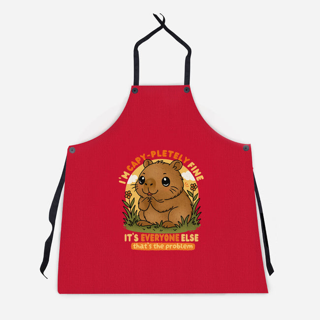 I’m Capy-pletely Fine-Unisex-Kitchen-Apron-Trendlory