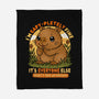 I’m Capy-pletely Fine-None-Fleece-Blanket-Trendlory