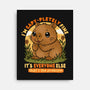 I’m Capy-pletely Fine-None-Stretched-Canvas-Trendlory