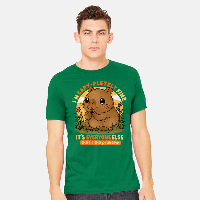 I’m Capy-pletely Fine-Mens-Heavyweight-Tee-Trendlory