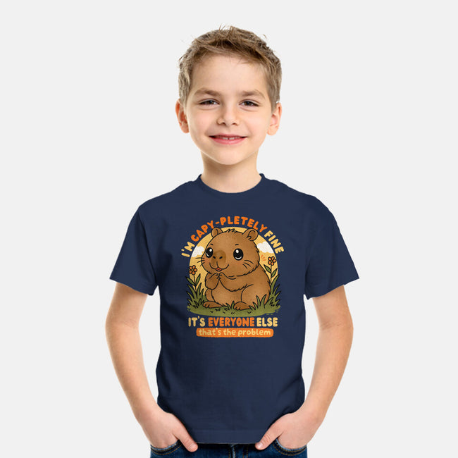 I’m Capy-pletely Fine-Youth-Basic-Tee-Trendlory