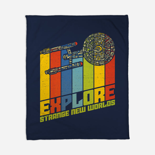 Strange New Worlds-None-Fleece-Blanket-kg07