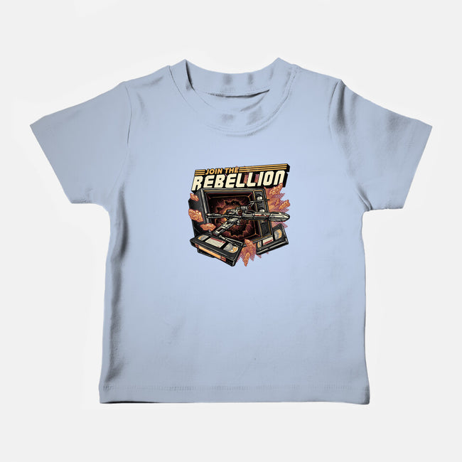 Time To Join The Rebellion-Baby-Basic-Tee-glitchygorilla