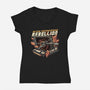 Time To Join The Rebellion-Womens-V-Neck-Tee-glitchygorilla
